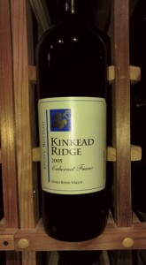 Photo of 2005 Kinkead Ridge Cab Franc
