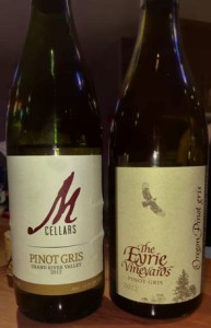 Photo of M Cellars and Eyrie Vineyards Pinot Gris