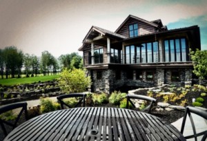 This is the Winery and Tasting Room at Laurentia. Photo is taken from their web site.
